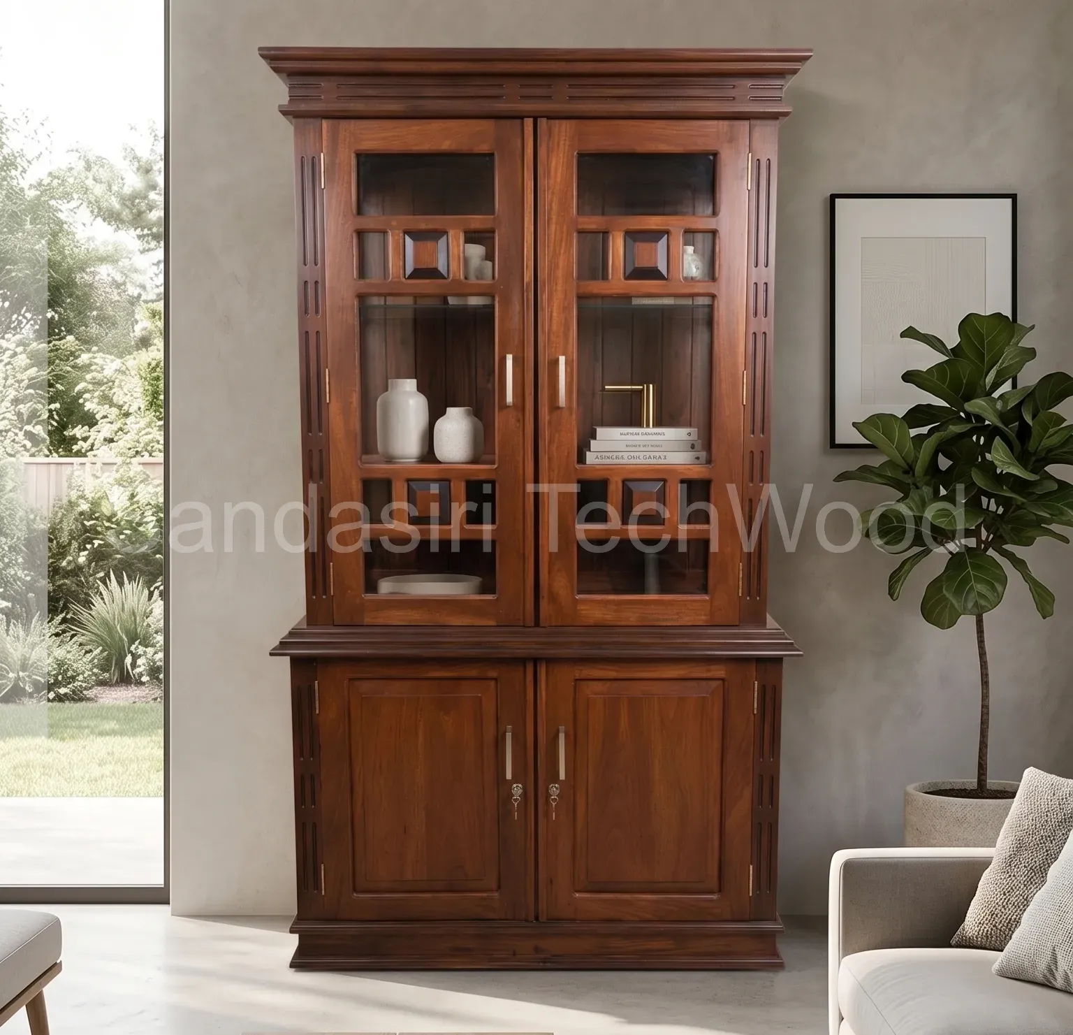 Glass-Front Display Cabinet view 2