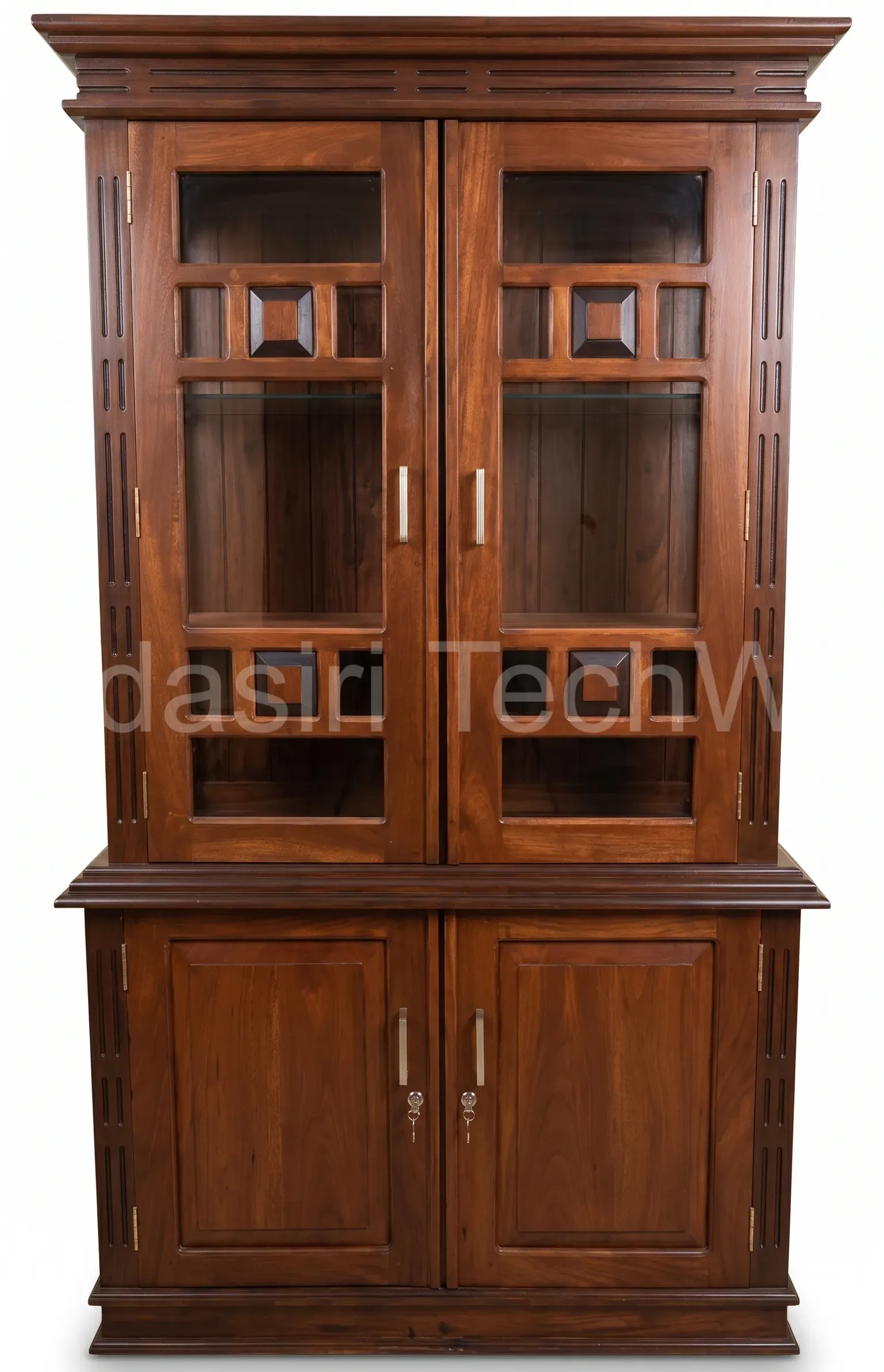 Glass-Front Display Cabinet