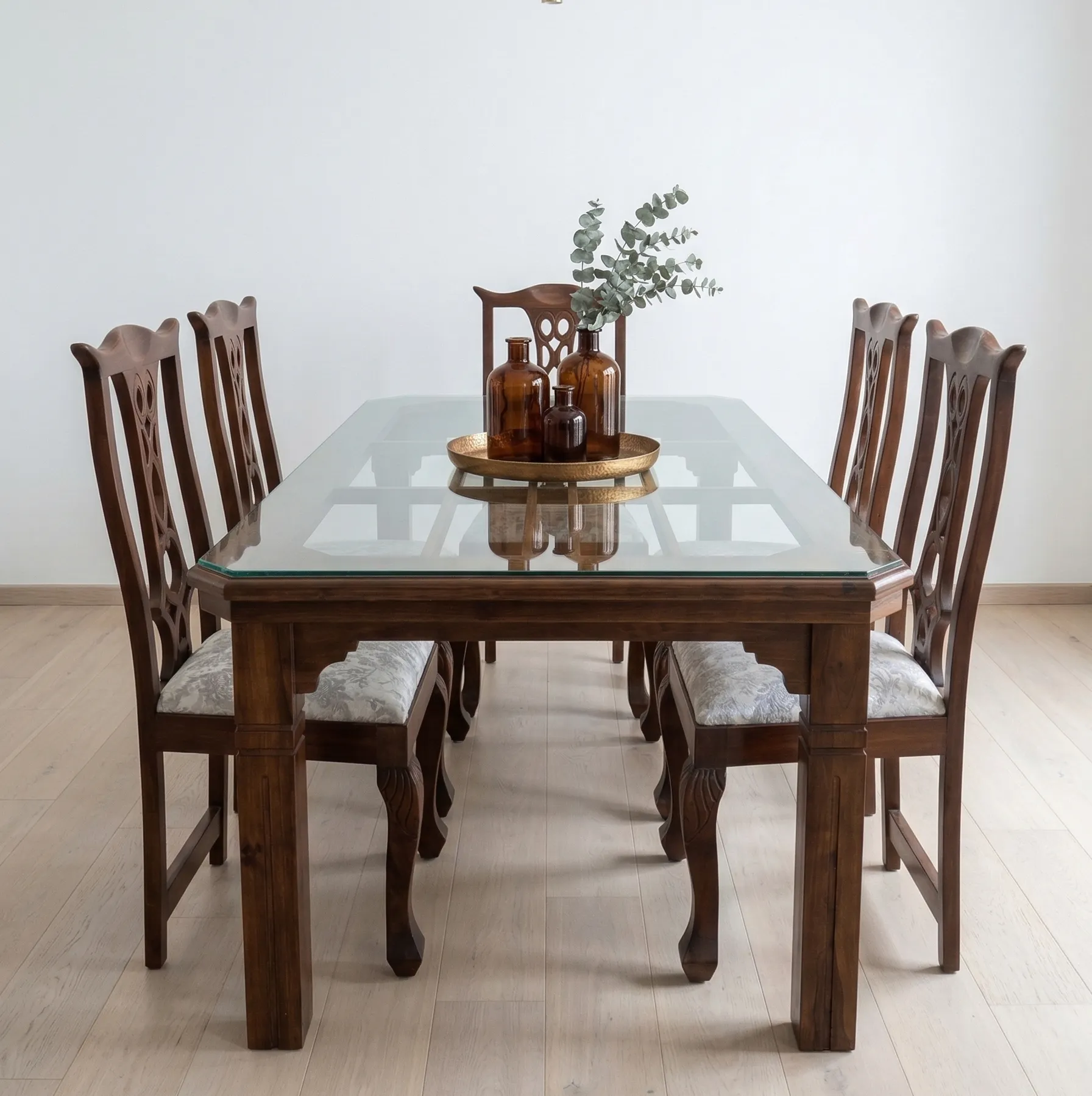 Glass-Top Dining Set